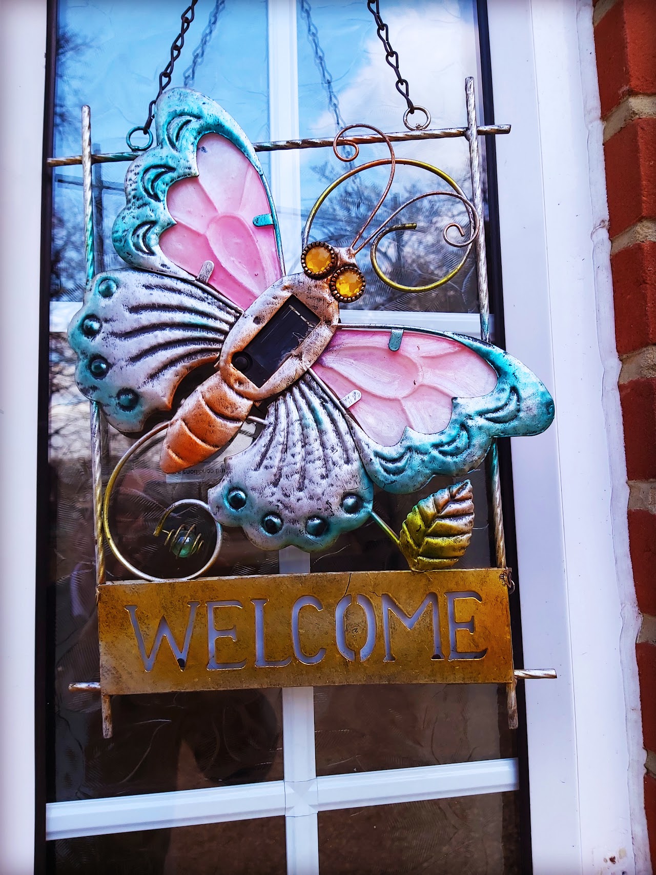 Welcome sign - Butterfly